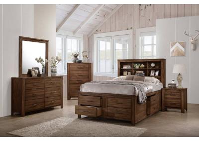 Image for F9577 Queen Storage Bed + F4881 Nightstand, F4883 Dresser, and F4882 Mirror