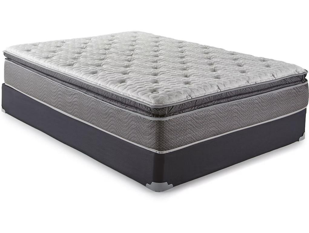 MD Redhawk 13.5" Pillowtop Twin Mattress with Foundation (Box Spring),MD Mattress