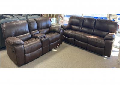 Image for Cheers 8625 Sofa & Loveseat Chocolate Brown