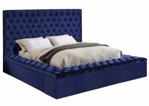 Blue King Bliss Bed