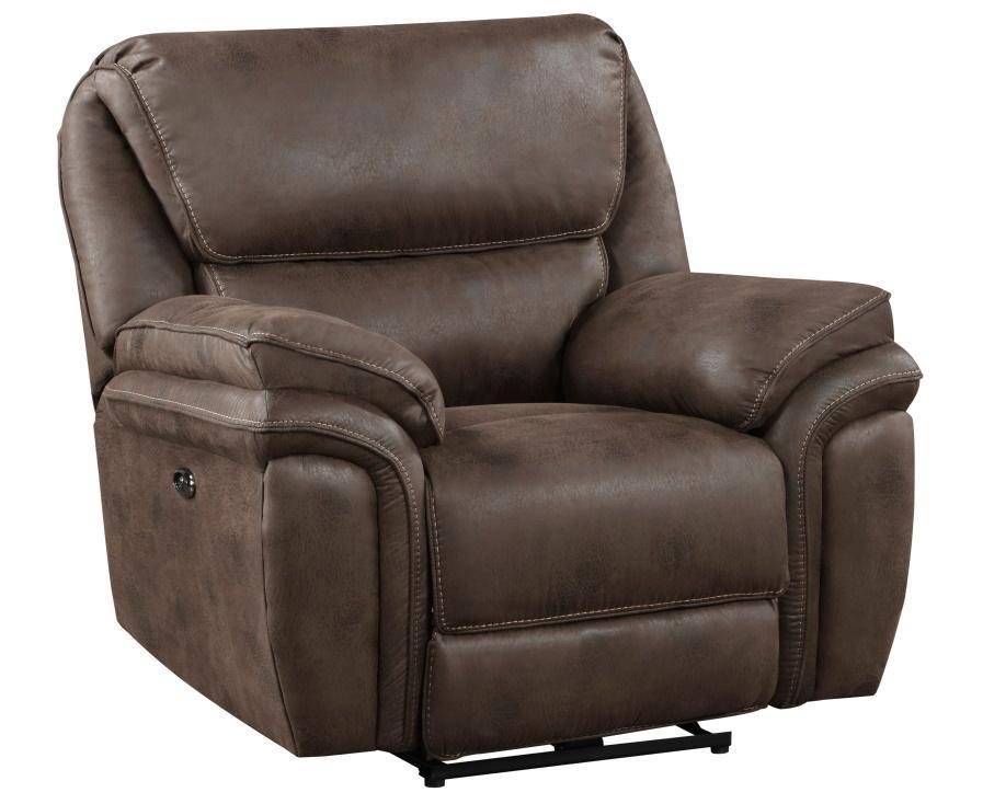 Proctor Power Recliner in Brown,Homelegance