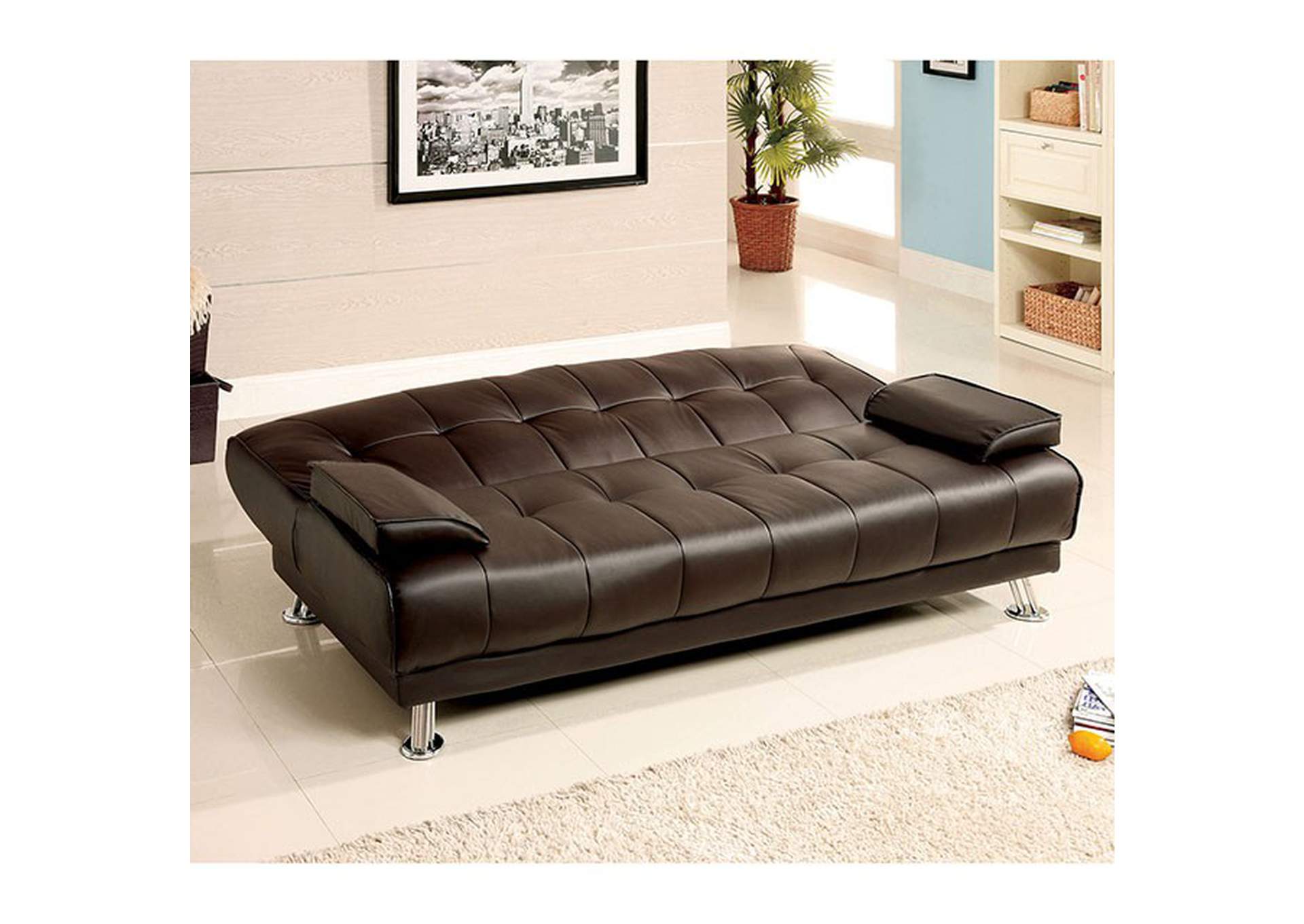 Beaumont Futon Sofa,Furniture of America