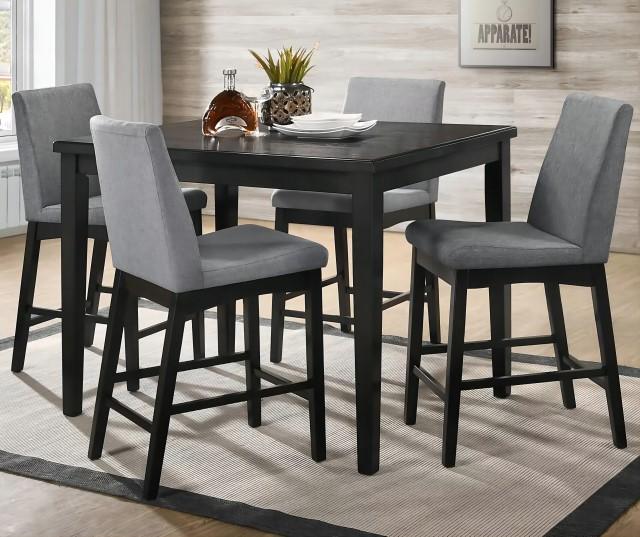 Sasha 5pc Counter Height Dining Set,Homelegance Dining Sets