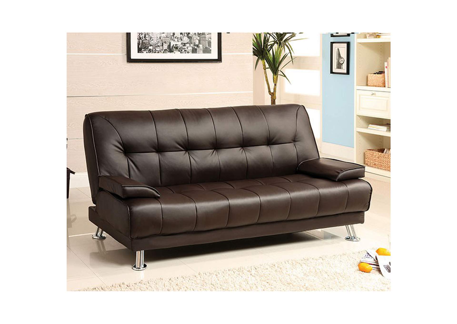 Beaumont Futon Sofa,Furniture of America