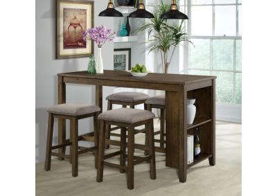 Image for Santa Fe 5pc Counter Height Dining Set