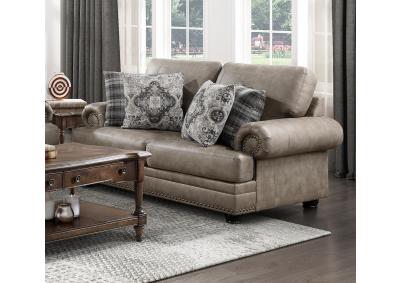 Image for Franklin Light Brown Loveseat