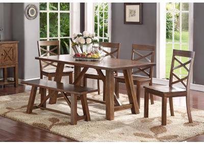 Image for Farmhouse Dining Room Table w/4 Chairs