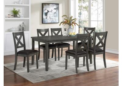 Image for Palm Springs 7pc Gray Dining Set