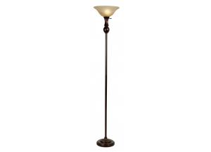 Image for Copper Finish Torchiere Floor Lamp