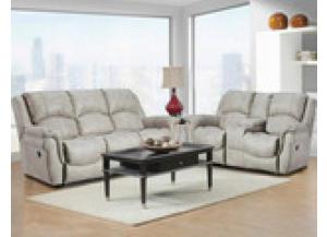 Image for Million Dollar Rustic Sandstone Reclining Sofa and Loveseat