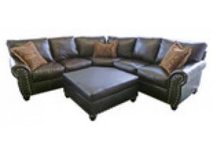 Image for Million Dollar Rustic Austin Brown Sectional