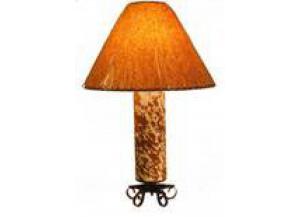 Image for Million Dollar Rustic Cowhide Lamp
