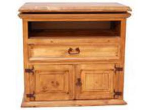 Image for Million Dollar Rustic Large Swivel Top TV Stand