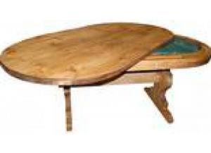 Image for Million Dollar Rustic Oval Poker Table