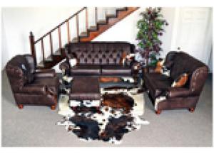 Image for Million Dollar Rustic Wingback-Sable Sofa, Loveseat, and Chair