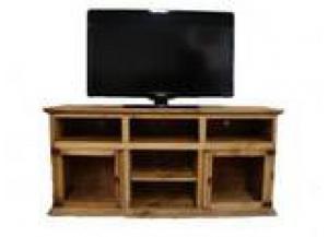 Image for Million Dollar Rustic 2 Glass Door TV Stand