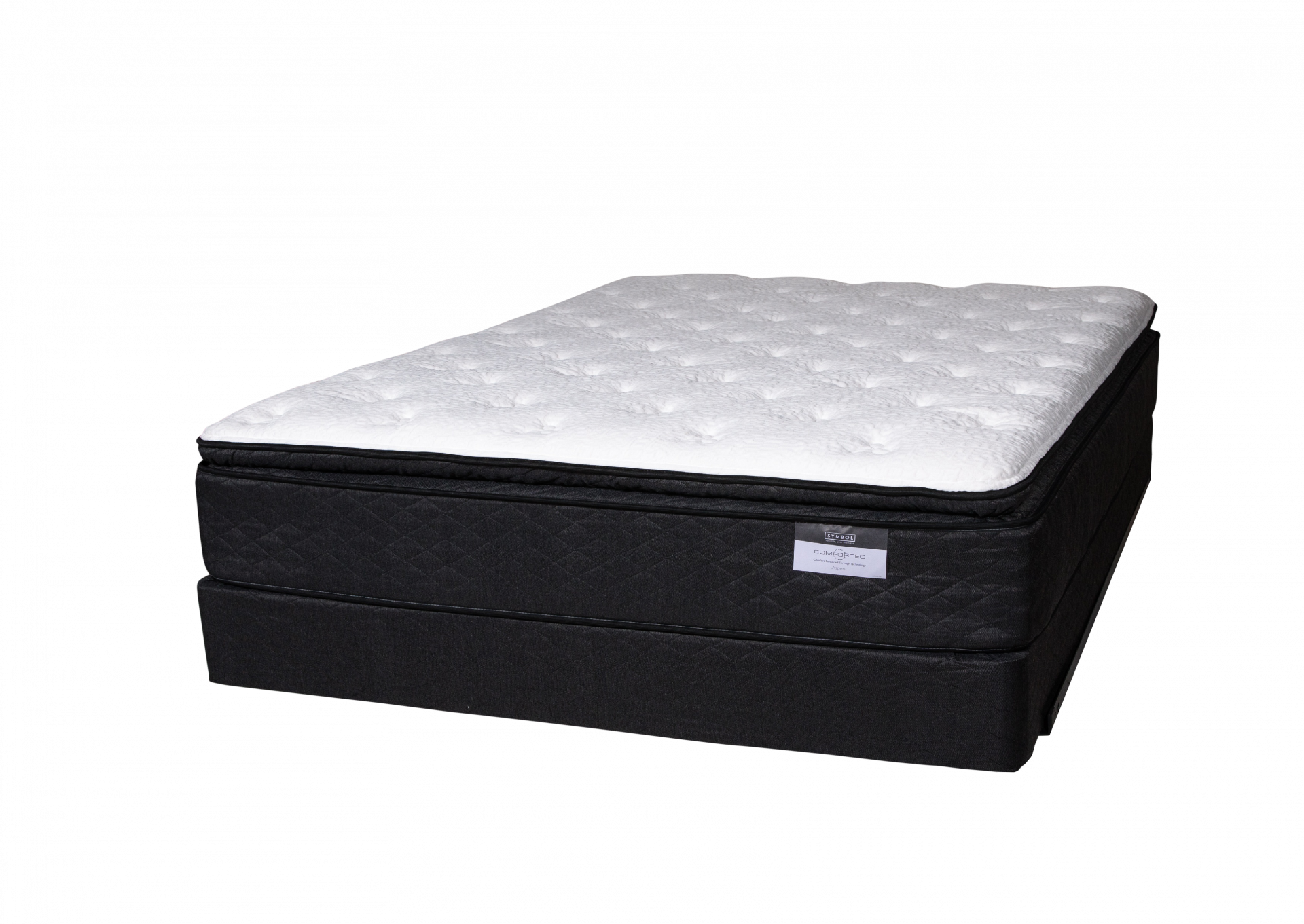 Aspen Pillow Top Queen size mattress set by Symbol Mattress,Symbol Mattress