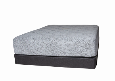 Aspen Contour Edge Plush Queen mattress set by Symbol Mattress 