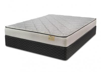 Classic Comfort Twin size natural cotton quilt mattress set by Symbol Mattress