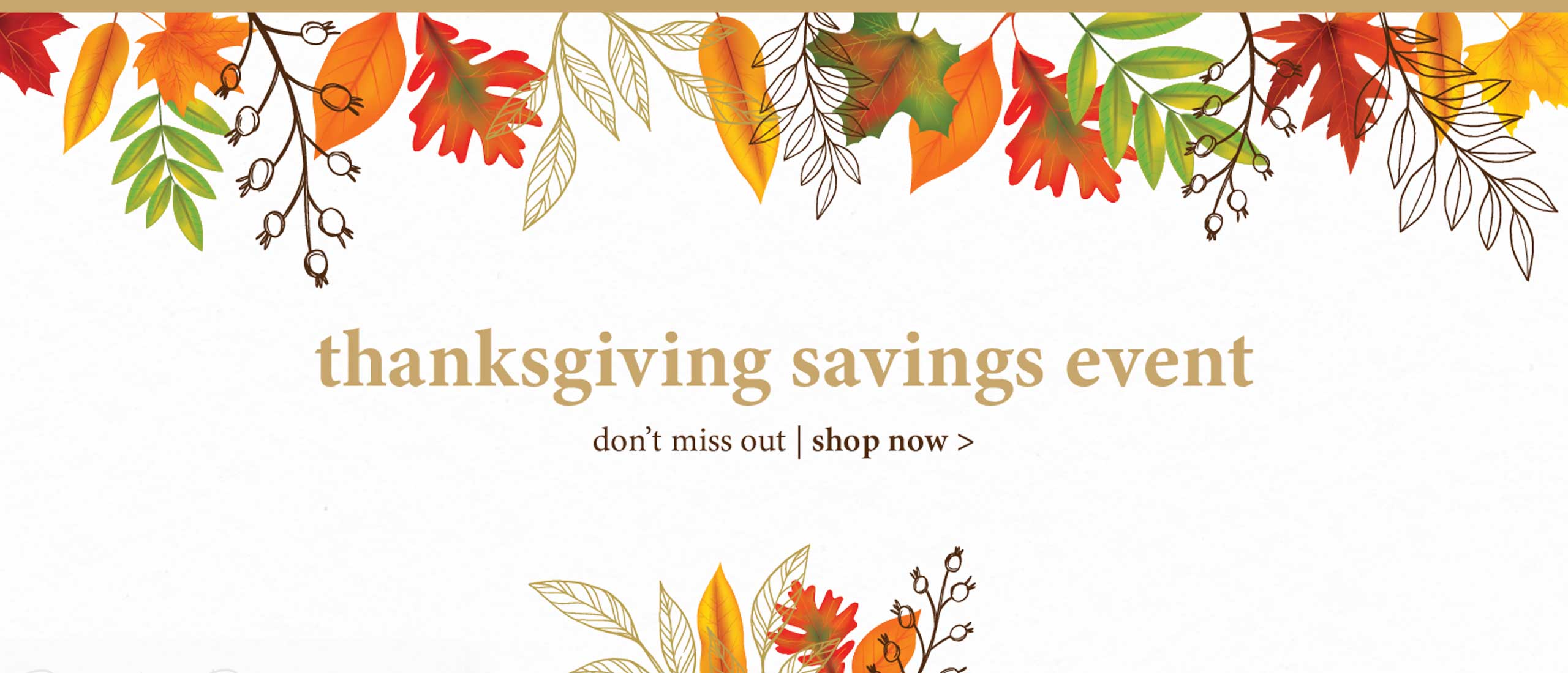 Thanksgiving Savings Event - Shop Now