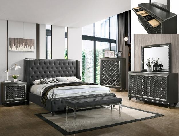 Giovani King Bed ,Crown Mark