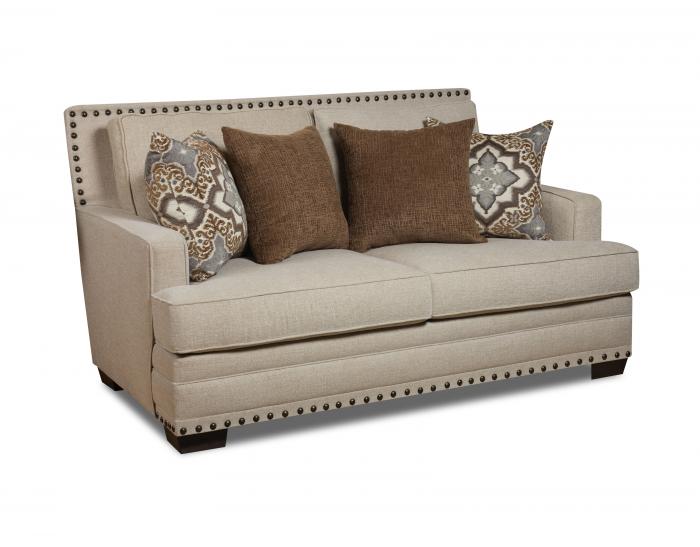LINEN LOVESEAT,Corinthian 
