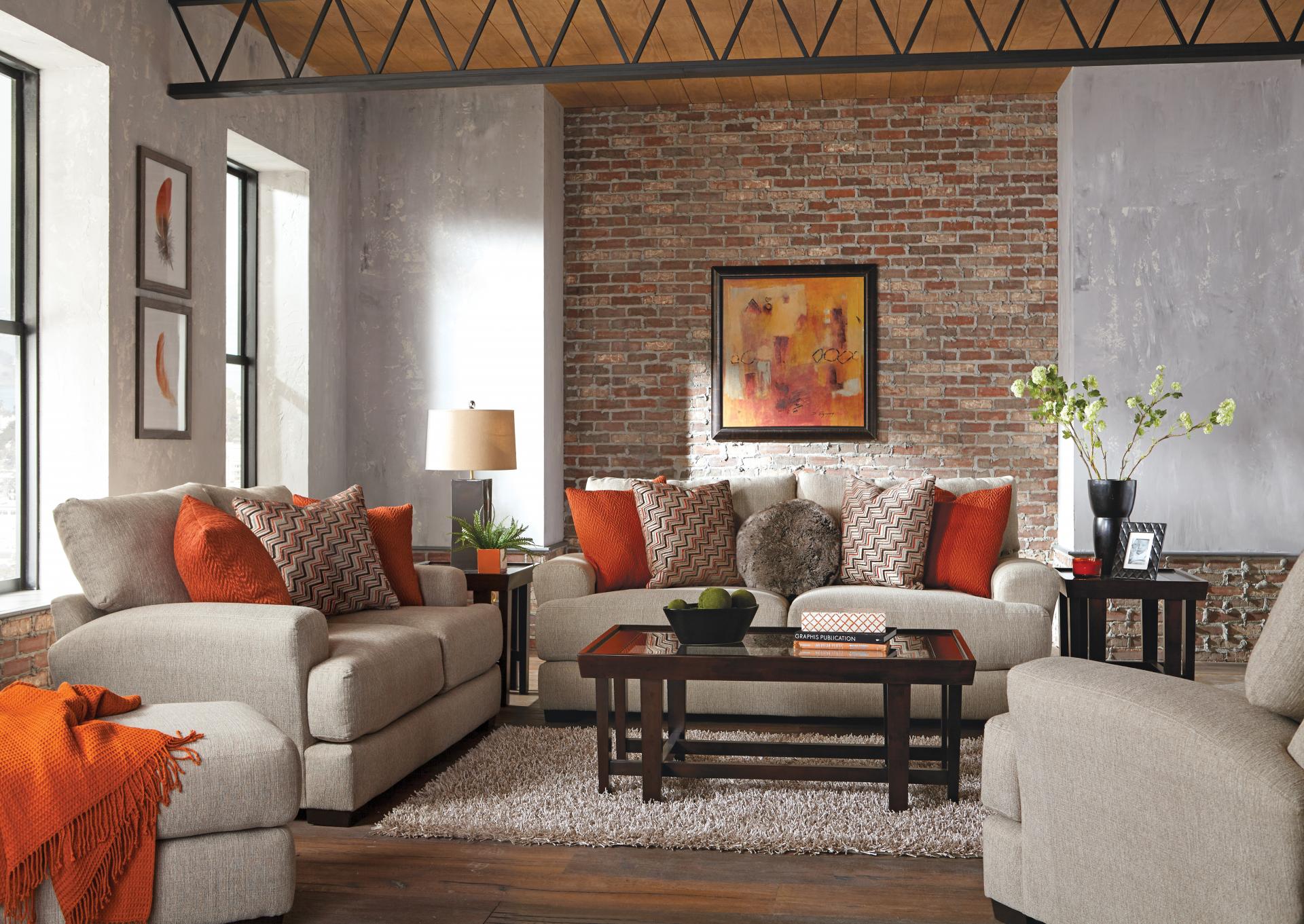 Ava Cashew Sofa and Loveseat,JACKSON CATNAPPER