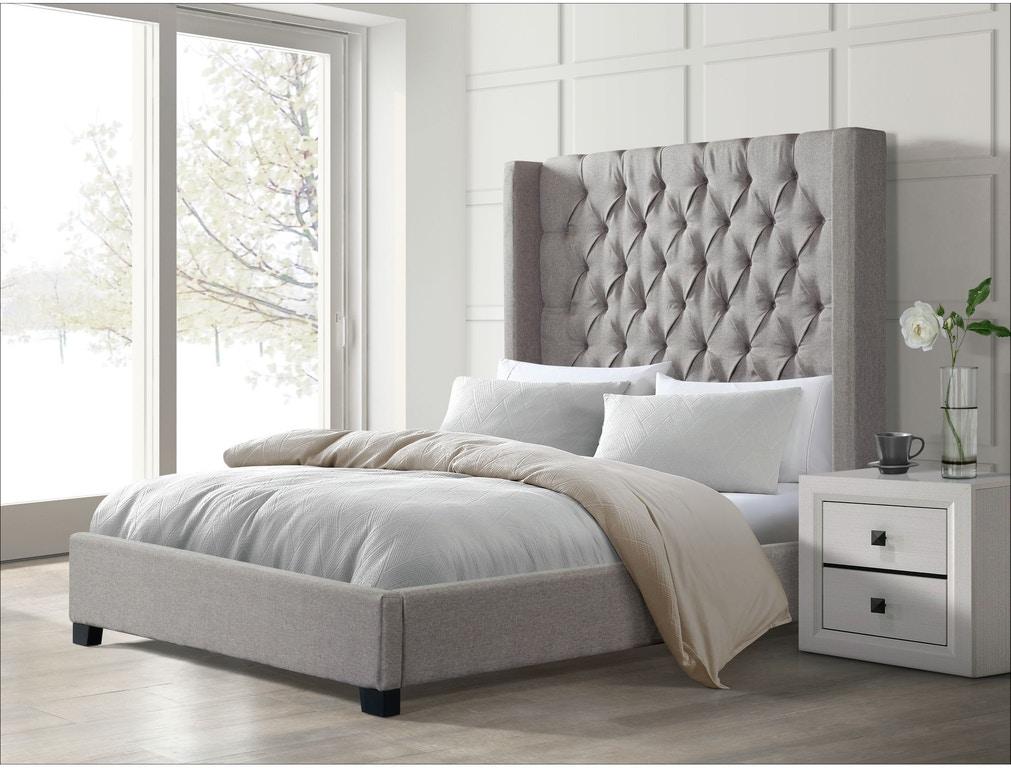 Morrow Grey King Bed,Elements International