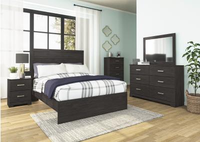 Image for Belachime Full or Queen Bed, Dresser, Mirror and Nstand Set