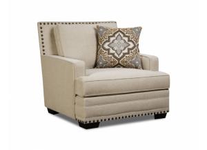 Image for LINEN OVERSIZED CHAIR 