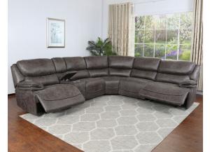 Plaza Power Reclining Sectional with usb 