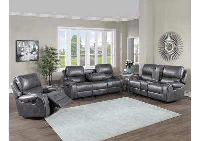 Image for Keily Gray Reclining Sofa and Loveseat 