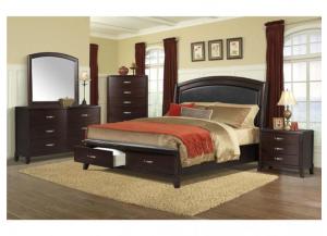 Image for DELANEY QUEEN STORAGE BED, DRESSER, MIRROR AND NIGHTSTAND