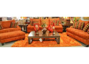 Image for Copper Sofa and Loveseat set