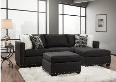 Image for Crypton Charcoal Sectional