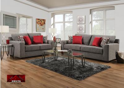 Image for Reed Charcoal Sofa and Loveseat