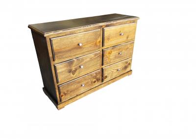 Image for 6 Drawer Dresser Walnut