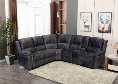Image for Reverse Gray 6PC Power Reclining Sectional w/ USB