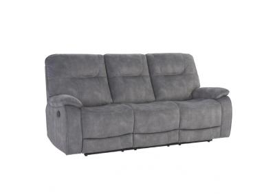 Image for Cook Shadow Grey Manuel Triple Reclining Sofa