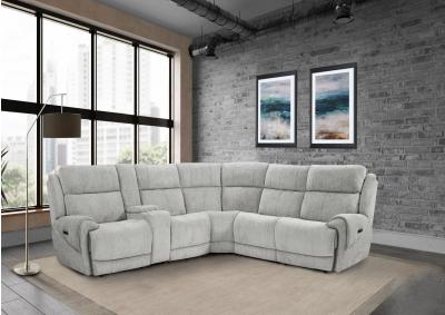 Image for Spender Pebble Power Reclining Sectional W/ Power Headrest