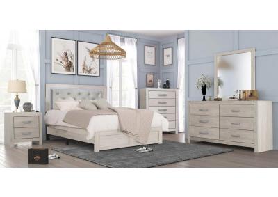 Image for Jaylen 4Pc Queen Bedroom Set Off White Beige Finish