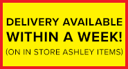 Delivery Available Within A Week (On In Store Ashley Items)