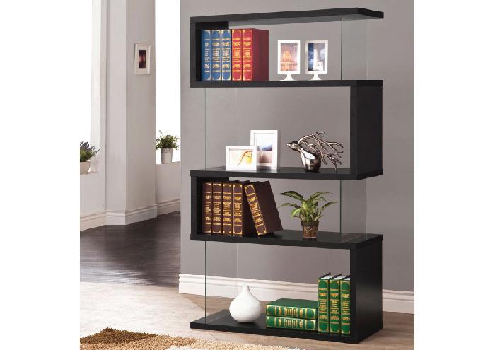 Coaster Black Bookcase,Coaster