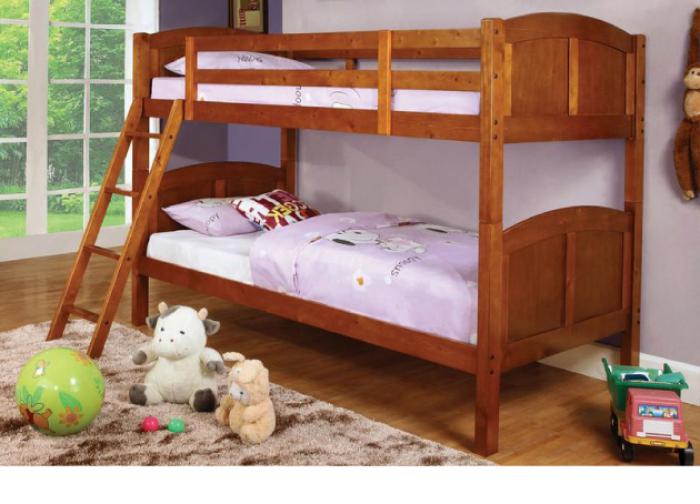 Rexford 1 Twin/Twin Bunk Bed,Furniture of America