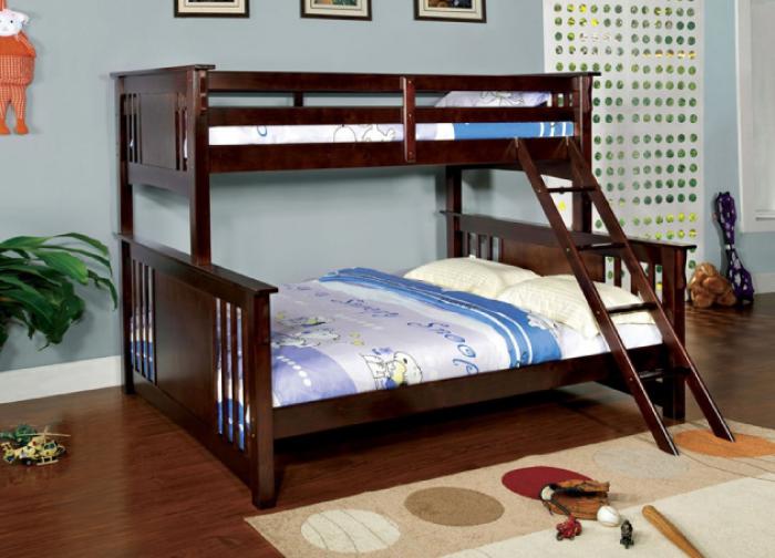 Spring Creek III Twin/Queen Bunk Bed,Furniture of America