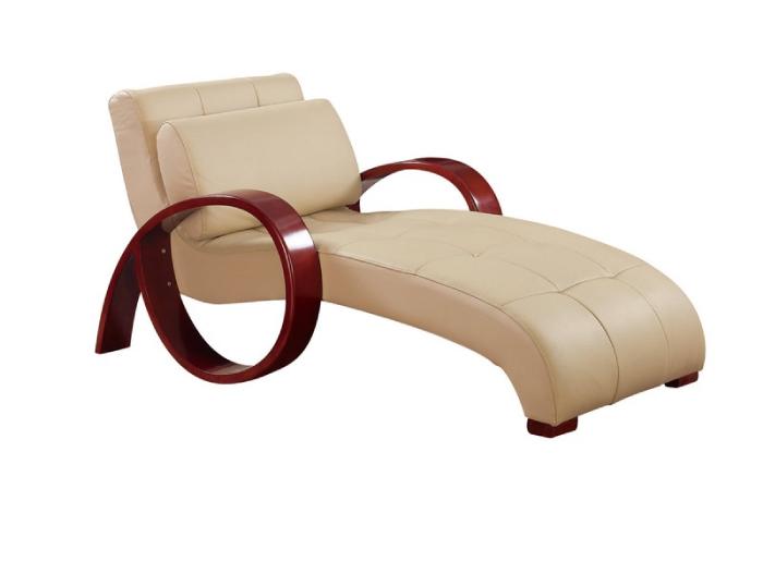Global Cappuccino Leather R963 Chaise Lounge,Global Furniture