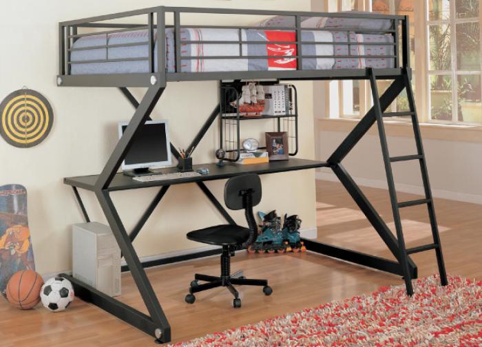 Coaster Twin Workstation Loft Bed,Coaster