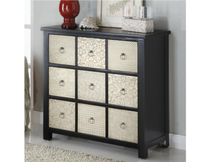 Metal Front 9-Drawer Accent Cabinet,Coaster