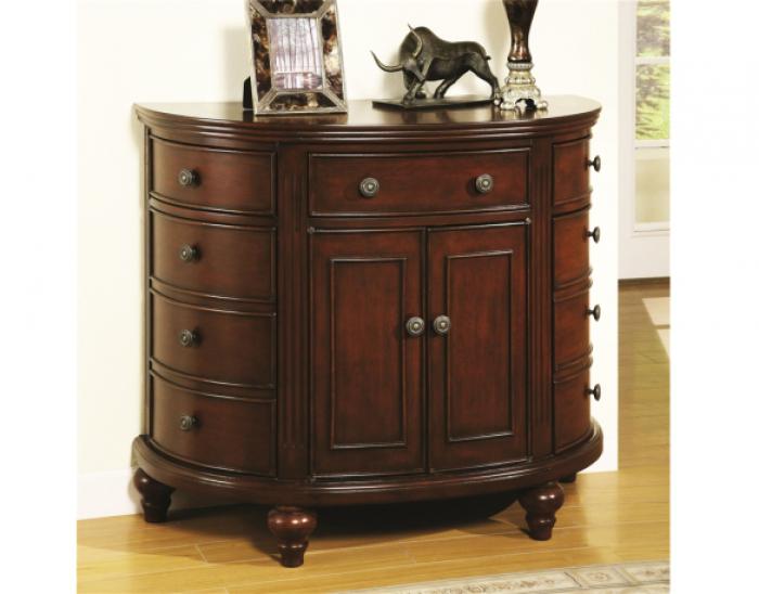 Demilune Accent Cabinet,Coaster