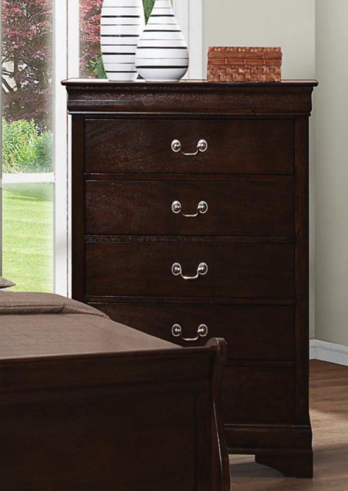 Louis Philippe Cappuccino Chest,Coaster